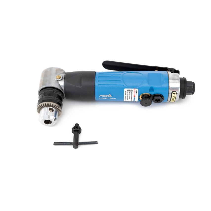 Pneumatic Air Angle Driveill 10mm (3/8") Reversable Compact Size 1500rpm