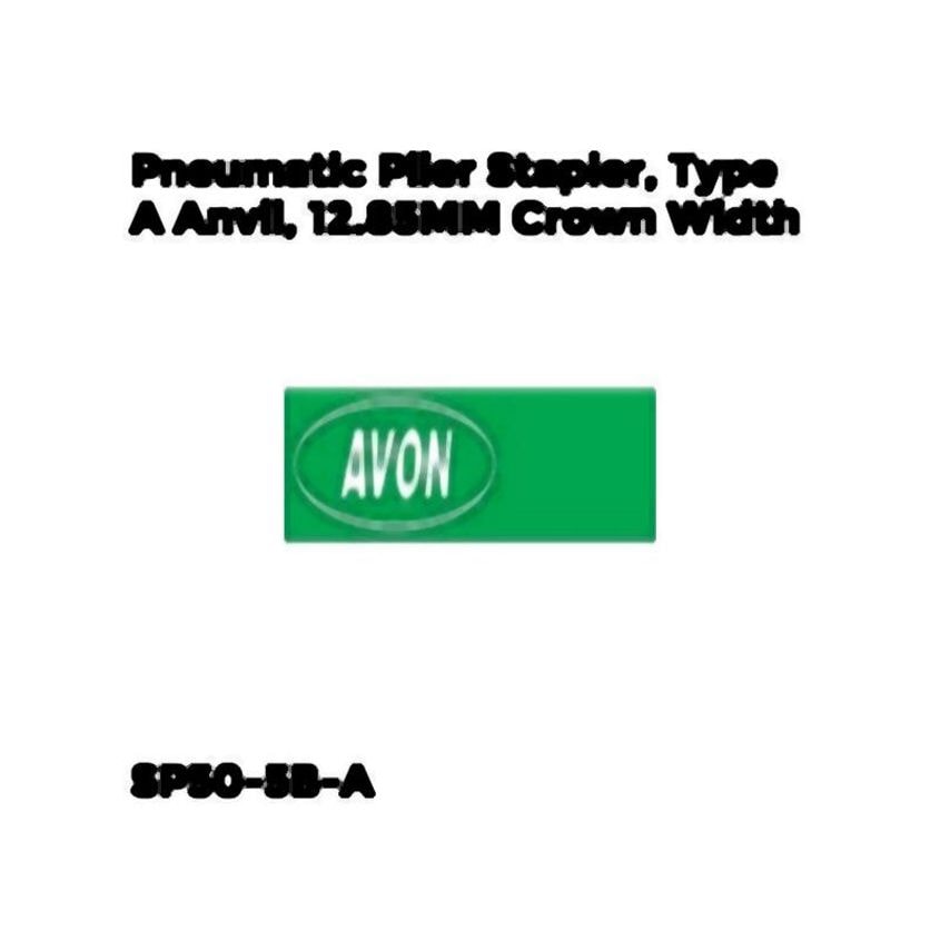Pneumatic Plier Stapler, Type A Anvil, 12.95mm Crown Width