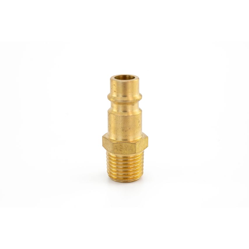 Pneumatic Quick Connect Coupling Adapter Threaded Male 1/4" (Brass)