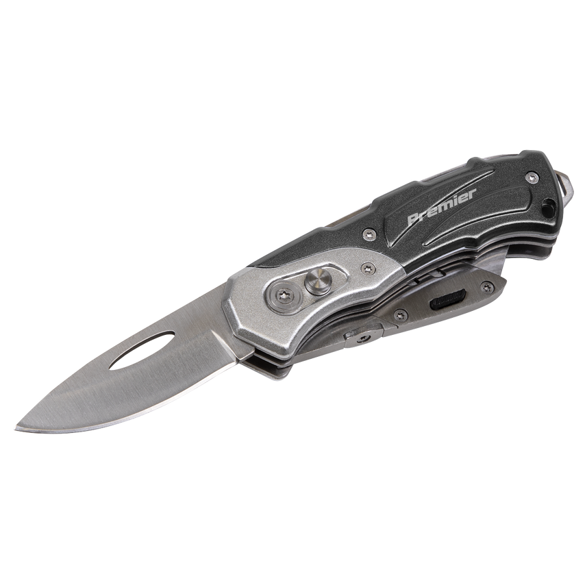 Pocket Knife Locking Twin-blade