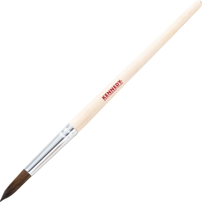 Point Artist Brush, Hair Bristle, No.12