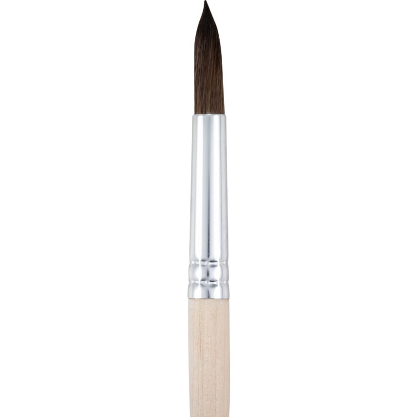 Point Artist Brush, Hair Bristle, No.12
