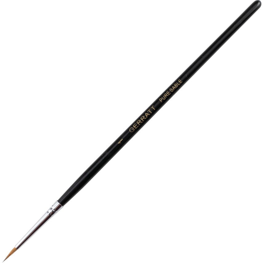 Point Sable Brush, Natural Bristle, No.1