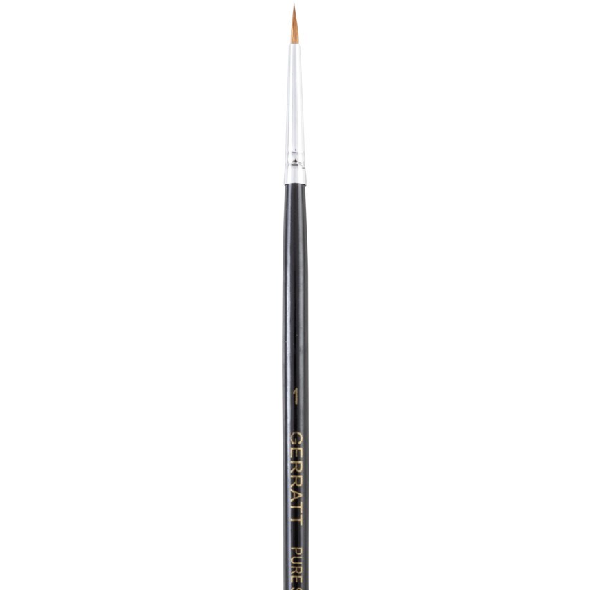 Point Sable Brush, Natural Bristle, No.1
