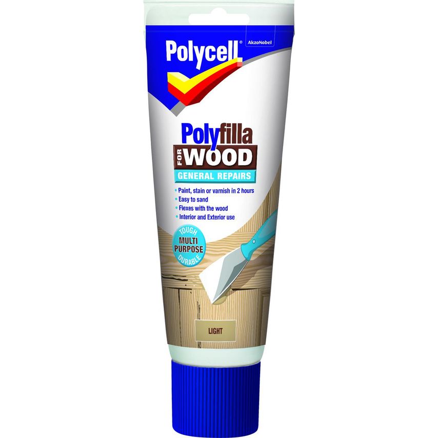 Polyfilla For Wood General Repairs Tube Light 330g PLCWGRL330