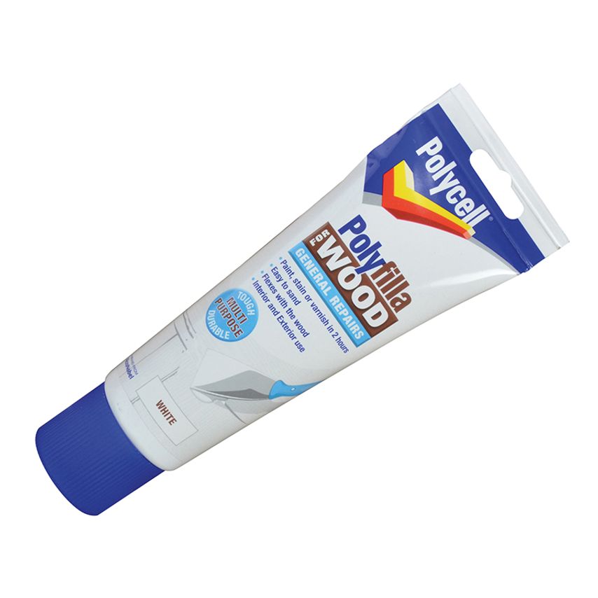 Polyfilla for Wood General Repairs White Tube 330g PLCWGRWH330