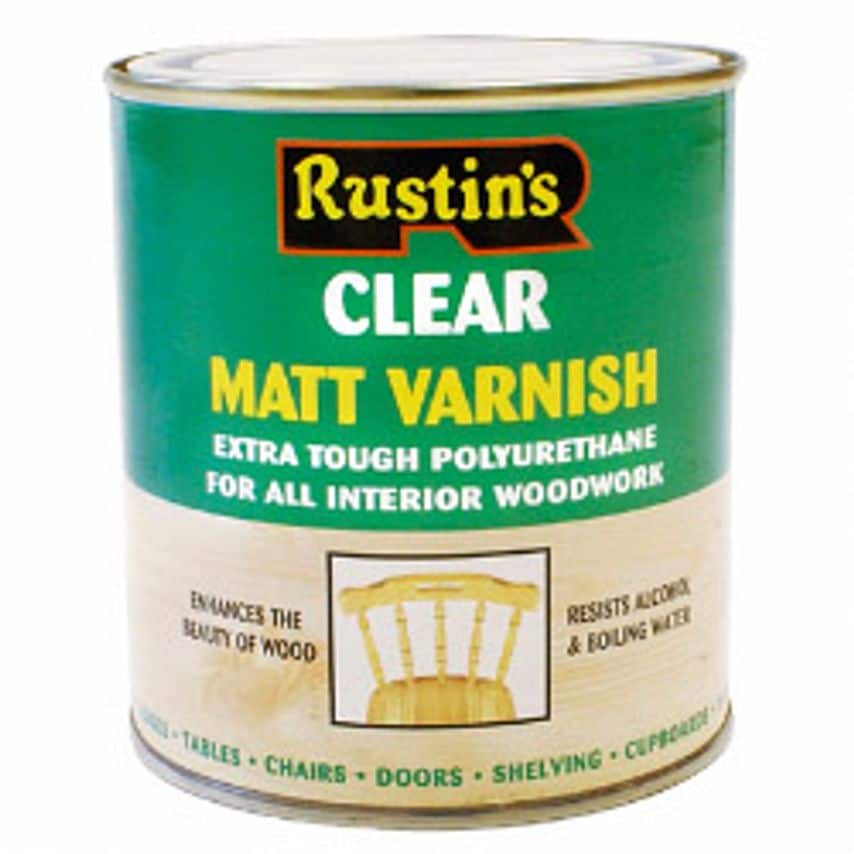 Polyurethane Matt Varnish 500ml Clear