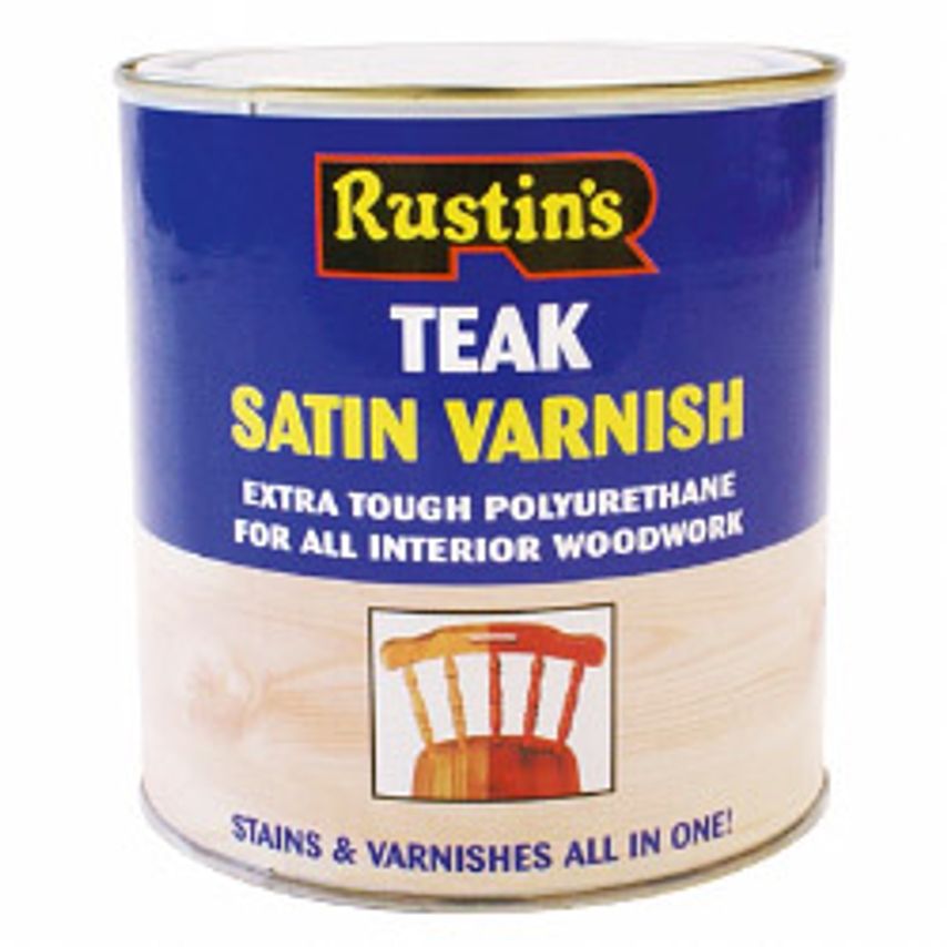 Polyurethane Satin Varnish 1L Teak