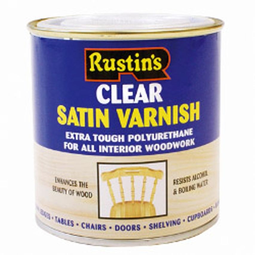Polyurethane Satin Varnish 500ml Clear