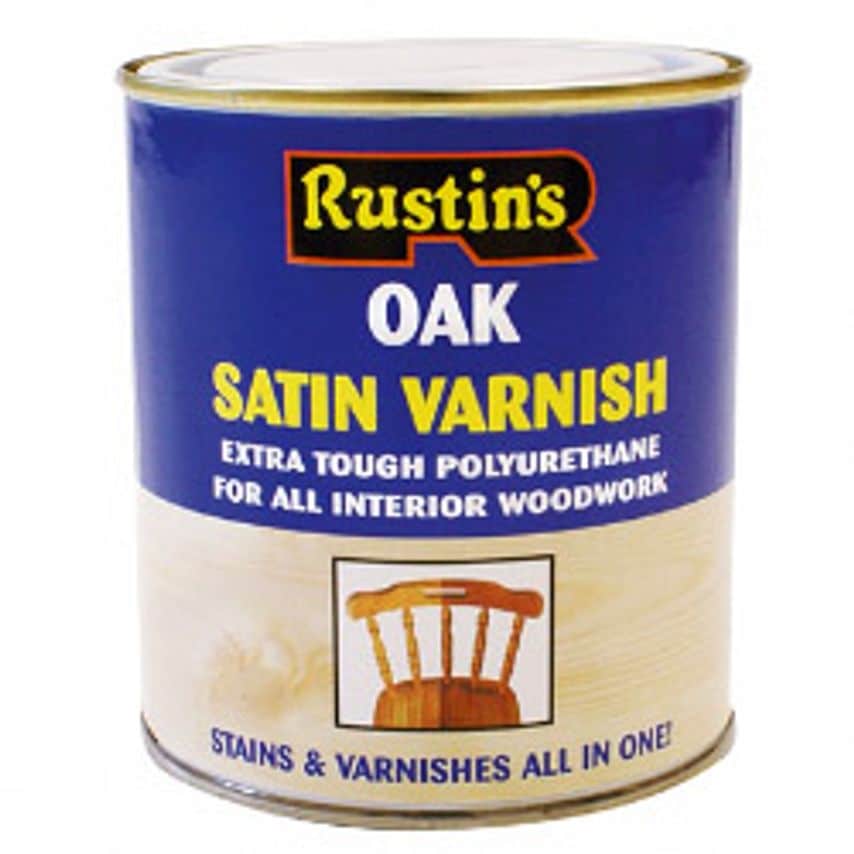 Polyurethane Satin Varnish 500ml Oak