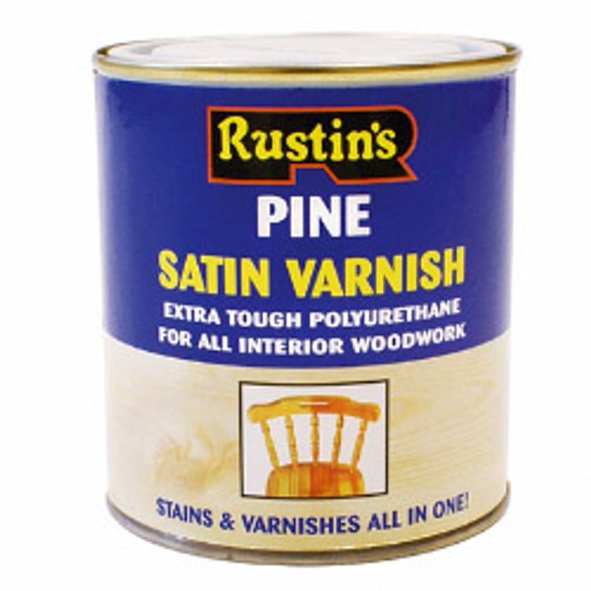 Polyurethane Satin Varnish 500ml Pine