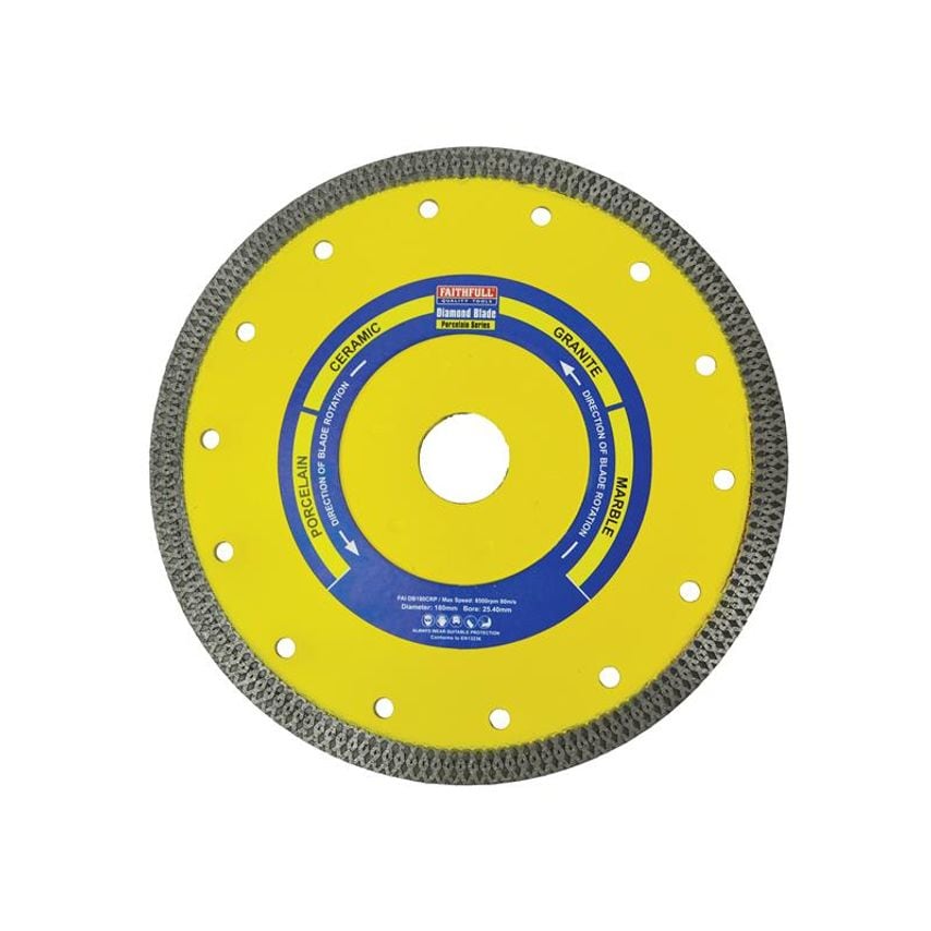 Porcelain Diamond Blade 180 x 25.4mm FAIDB180CRP