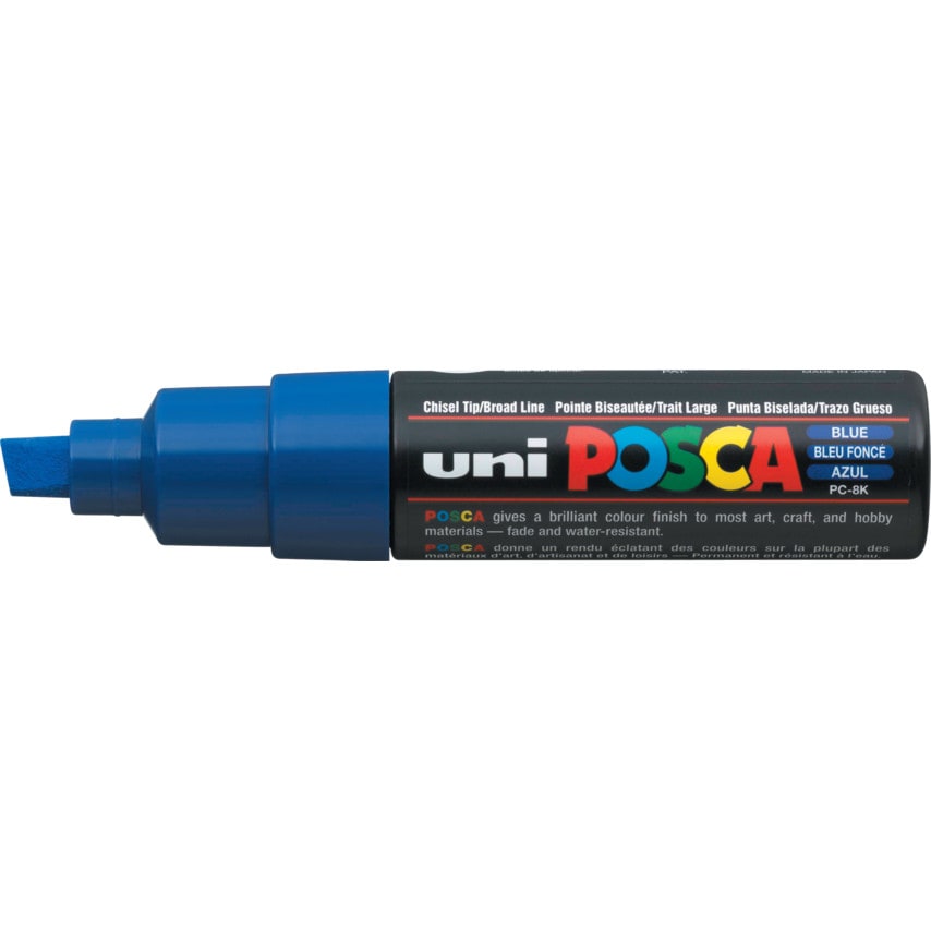 Posca Marker Broad Chisel Tip PC-8K - Blue