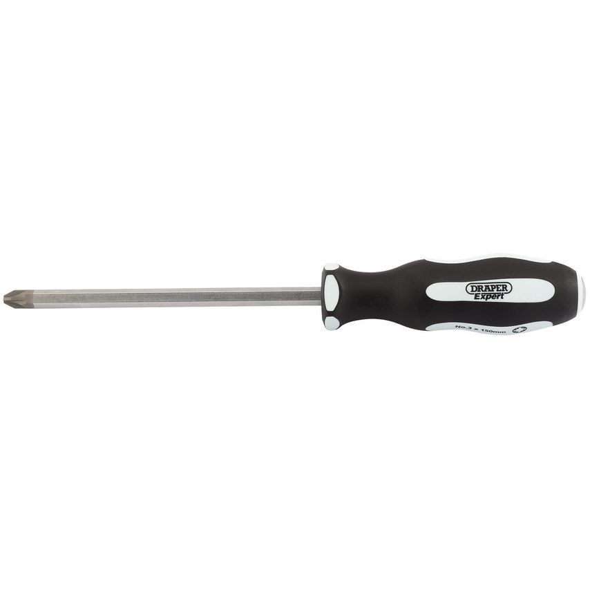 Pound Thru' PZ Type Soft Grip Screwdriver No.3x150mm