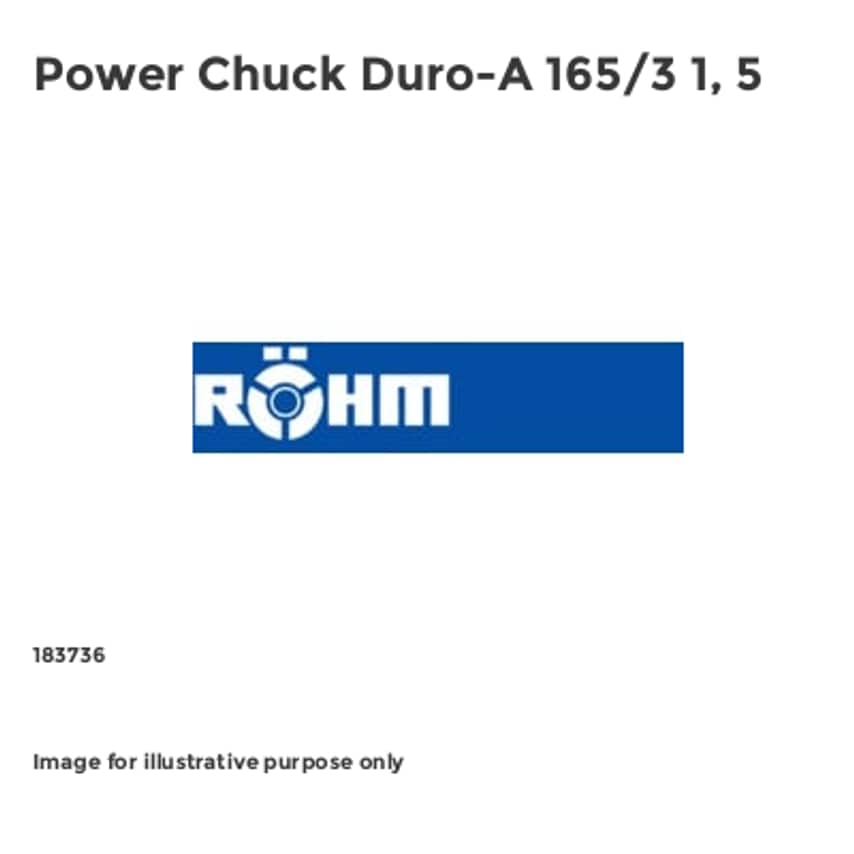 Power Chuck Duro-A 165/3 1, 5