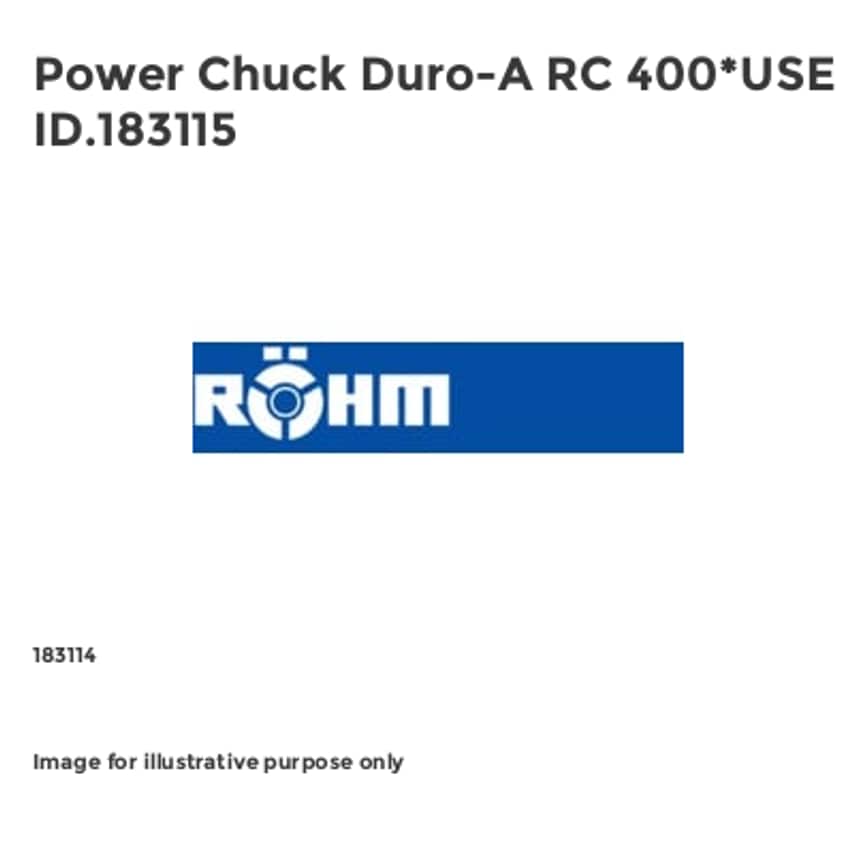 Power Chuck Duro-A RC 400*USE ID.183115