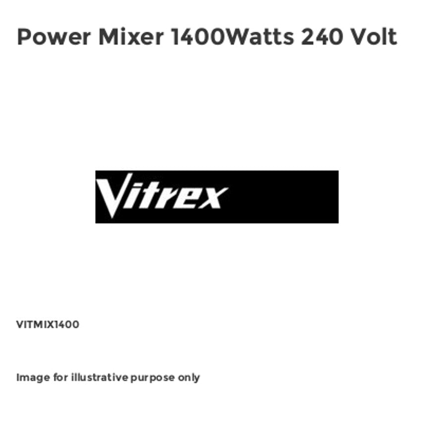Power Mixer 1400Watts 240 Volt