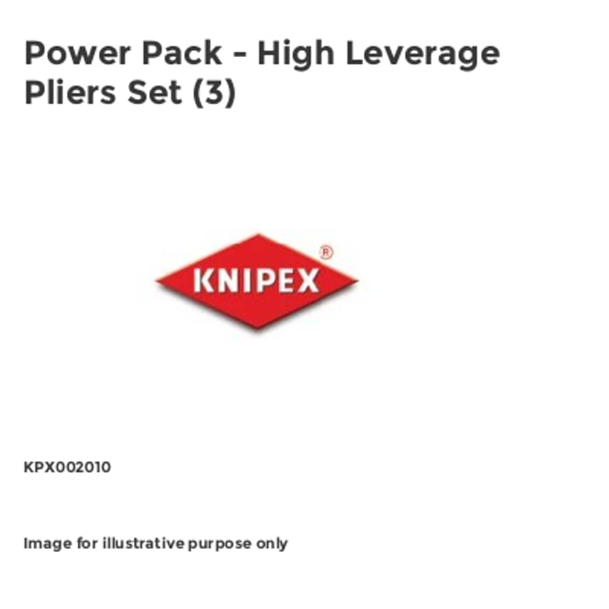 Power Pack - High Leverage Pliers Set (3)