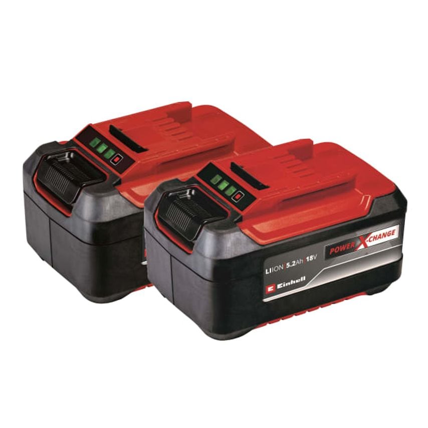 Power X-Change Battery Twin Pack 18V 5.2Ah Li-ion