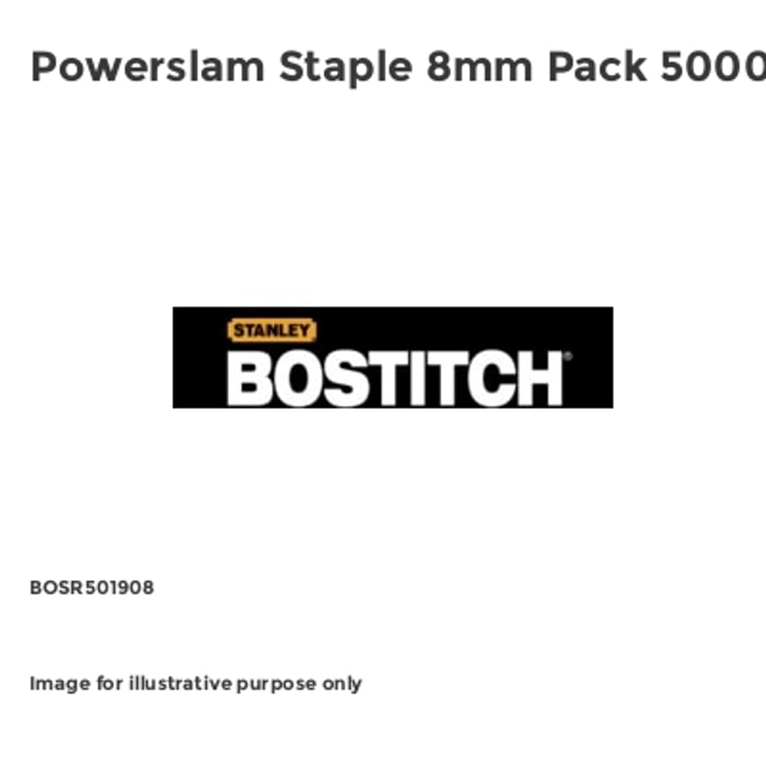 Powerslam Staple 8mm Pack 5000 BOSR501908