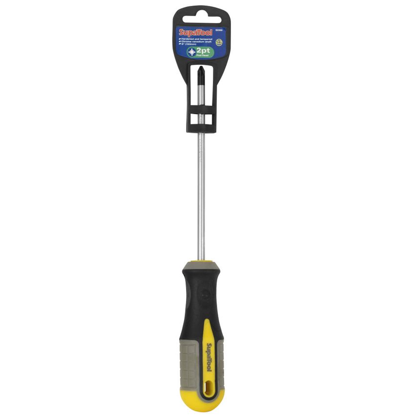 Pozi Head Screwdriver 150mm x 2pt