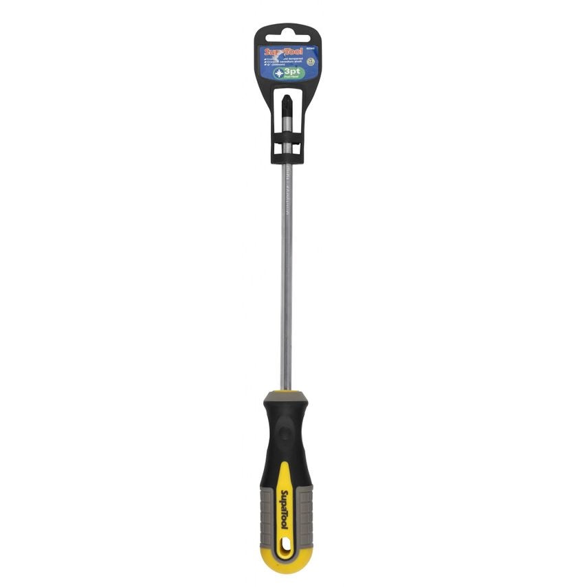 Pozi Head Screwdriver 200mm x 3pt
