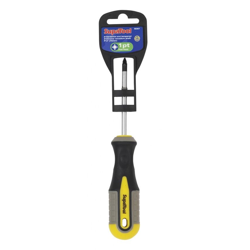 Pozi Head Screwdriver 75mm x 1pt