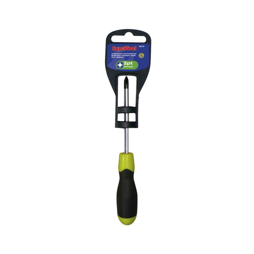 Pozi Head Soft Grip Handle 100mm X No.2