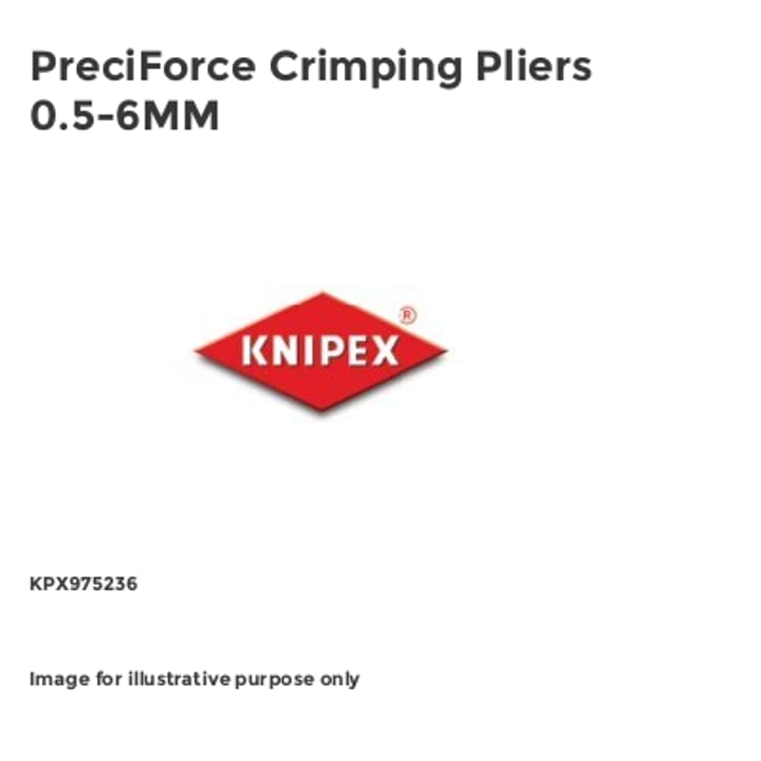 PreciForce Crimping Pliers 0.5-6MM