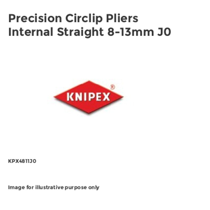 Precision Circlip Pliers Internal Straight 8-13mm J0