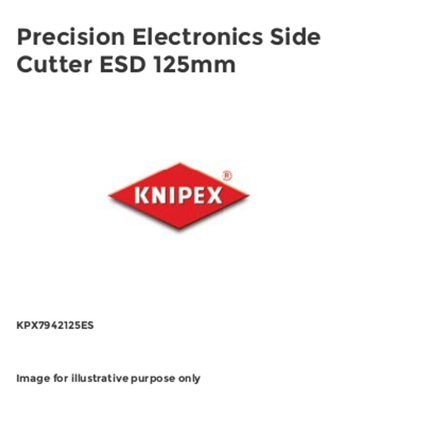Precision Electronics Side Cutter ESD 125mm KPX7942125ES