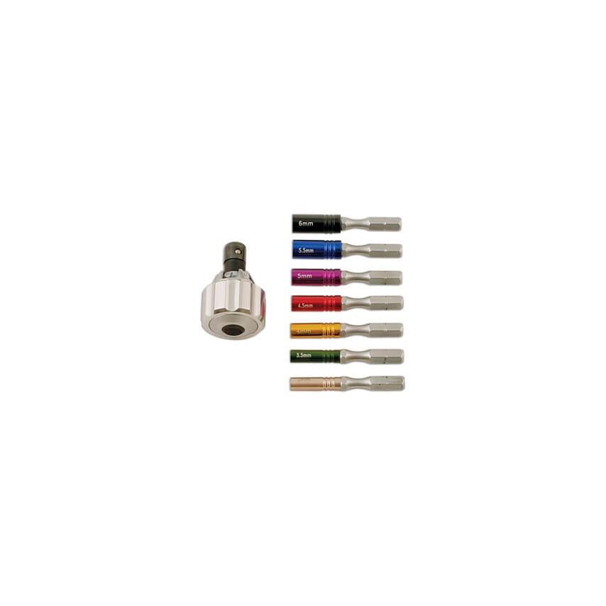 Precision Ratchet Nut Driver Set 8PC