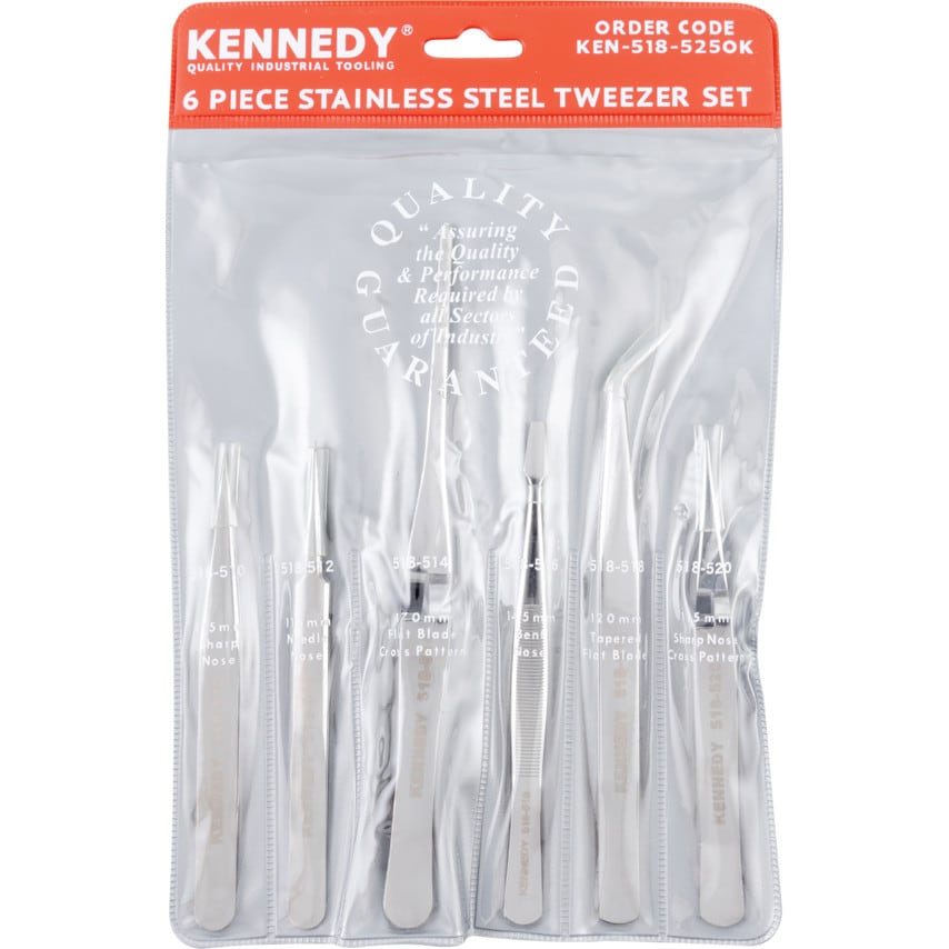 Precision Tweezers Set of 6