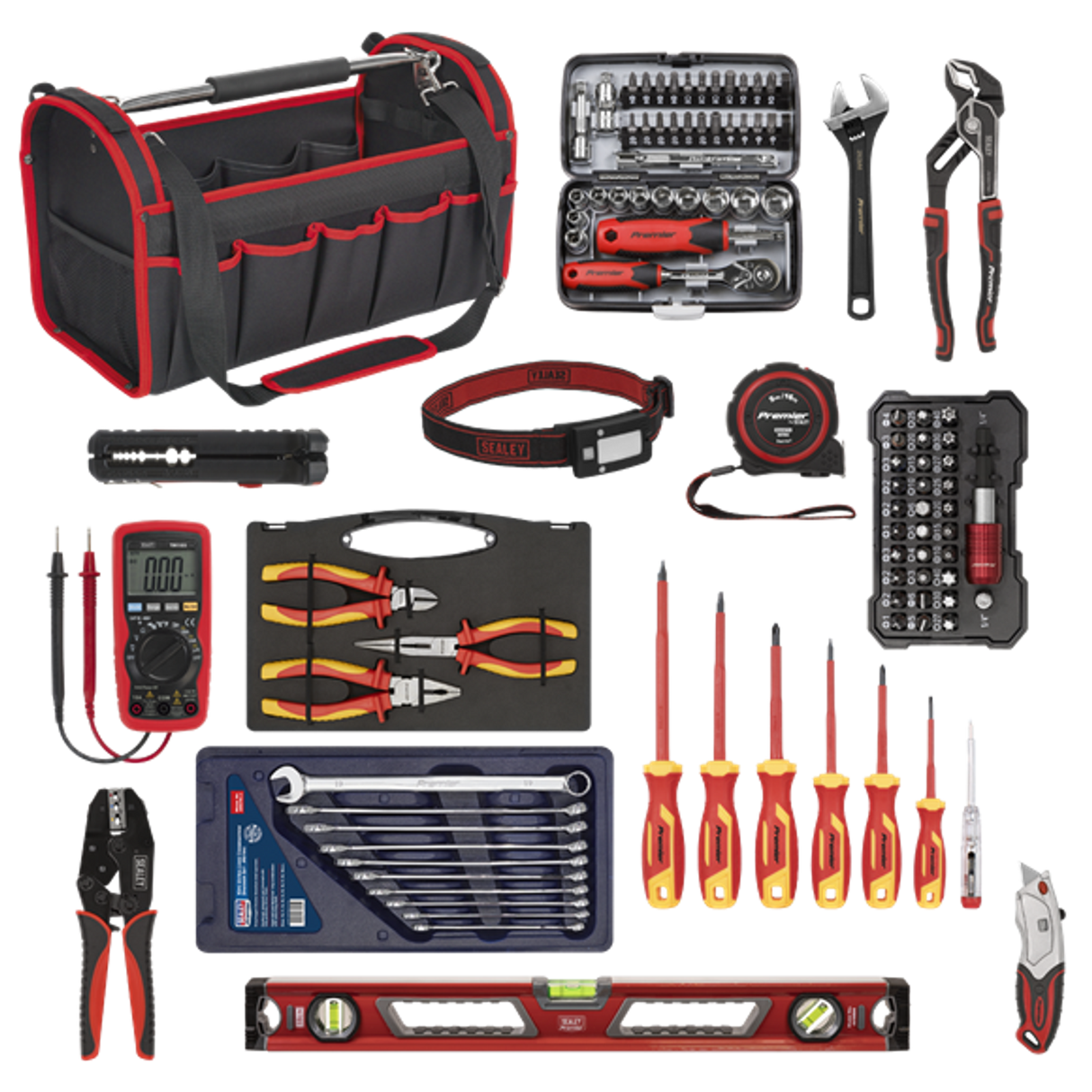 Premier Electrician's Tool Kit 108 Piece