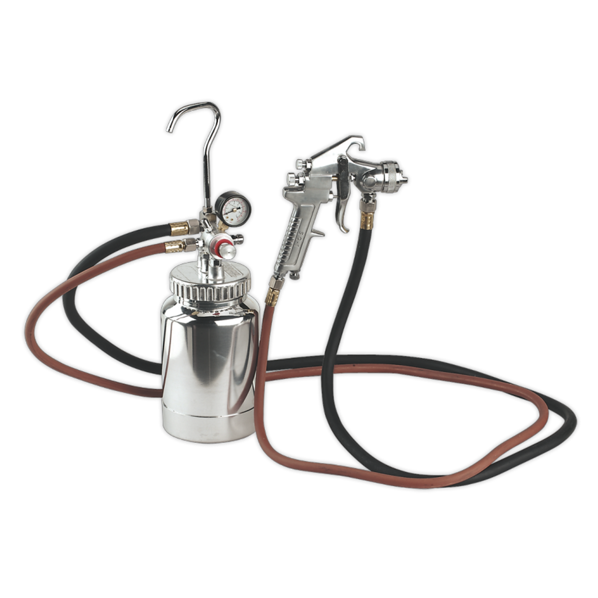 Pressure Pot System with Spray Gun & Hoses 1.8mm Set-up