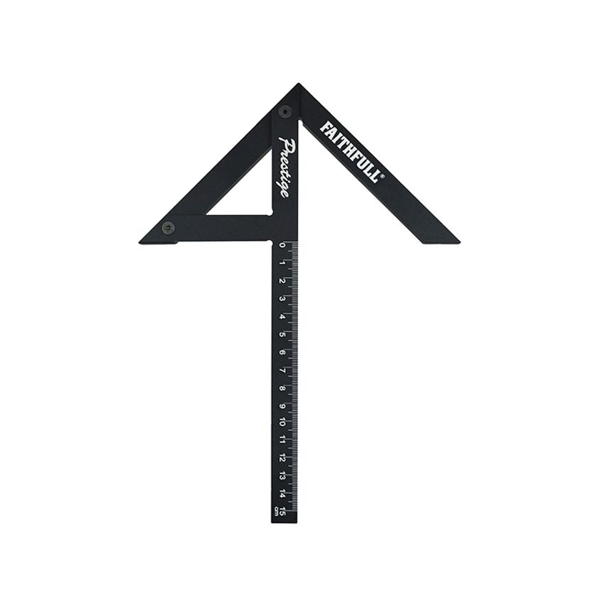 Prestige Centre Finder Gauge Black Aluminium 150mm FAICSQ15CNC