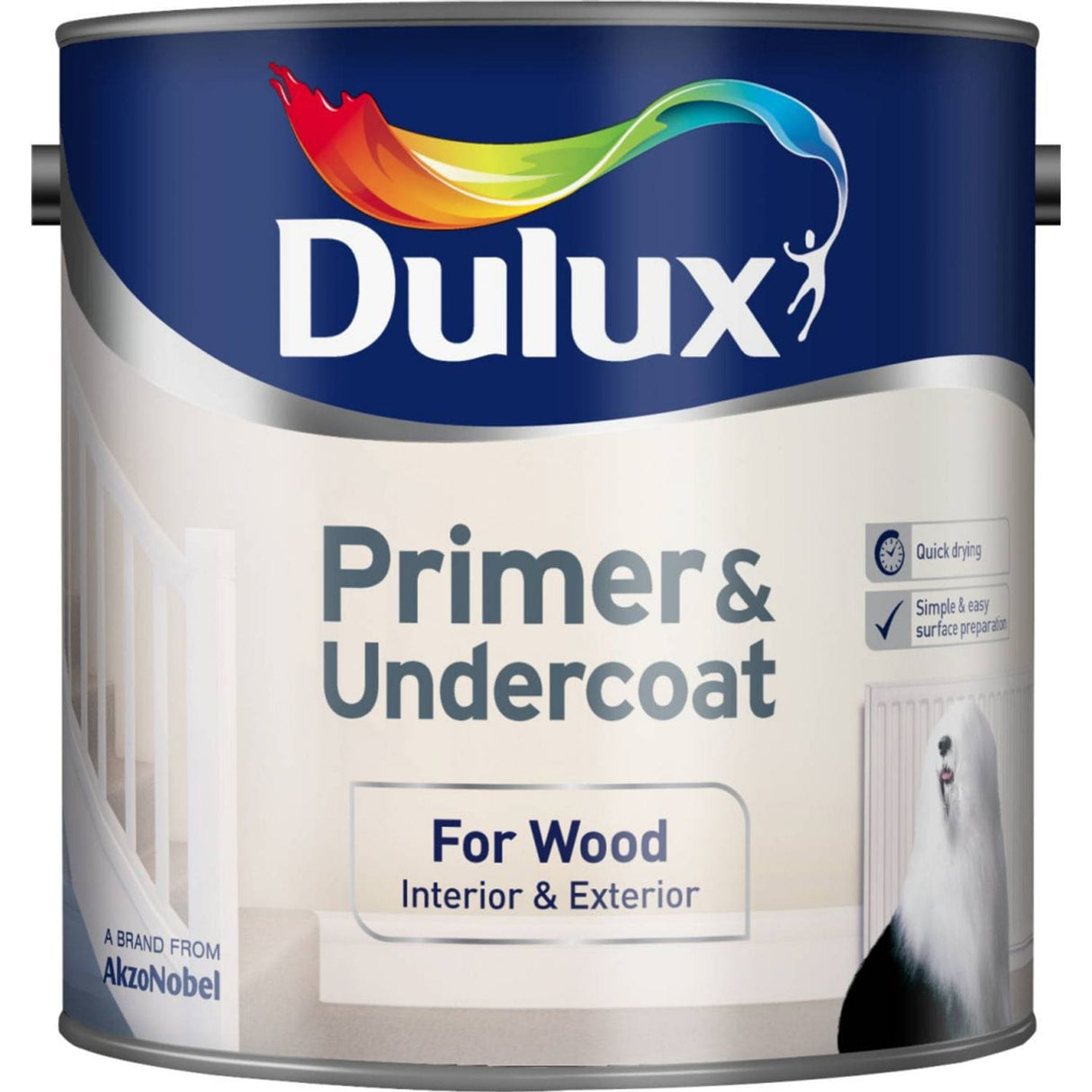 Primer & Undercoat for Wood 2.5 Litre