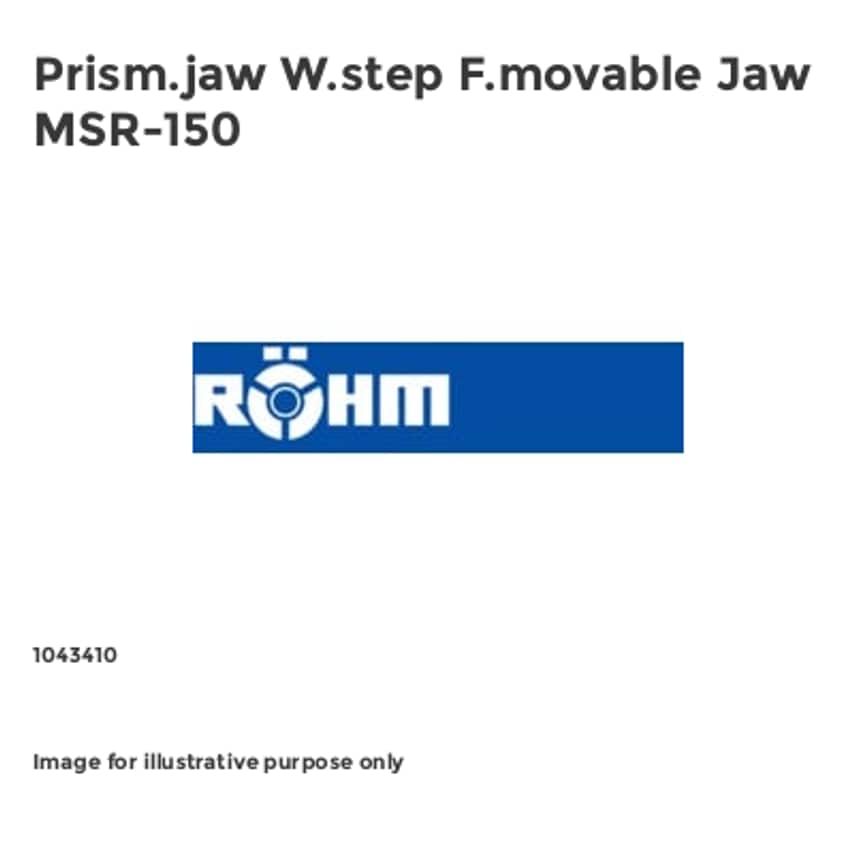 Prism.jaw W.step F.movable Jaw MSR-150