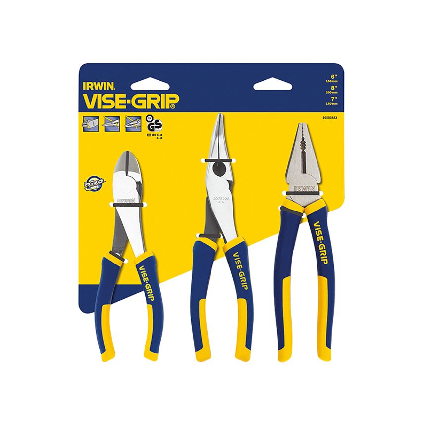 Pro Pliers Set, 3 Piece VIS10505483