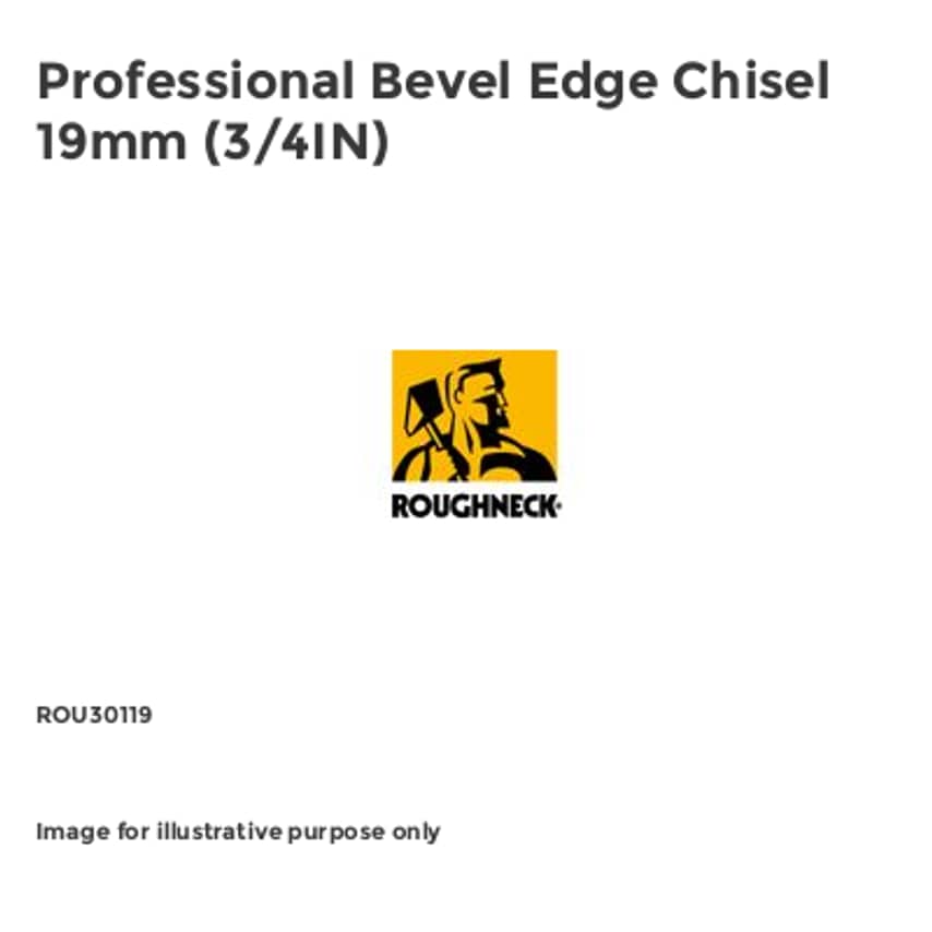 Professional Bevel Edge Chisel 19mm (3/4IN) ROU30119