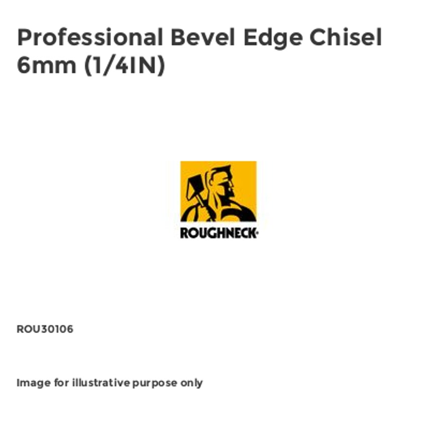 Professional Bevel Edge Chisel 6mm (1/4IN)