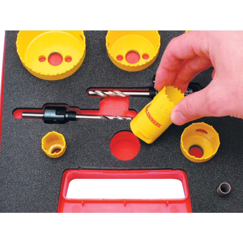 Professional Holesaw Kit in Plastic Case