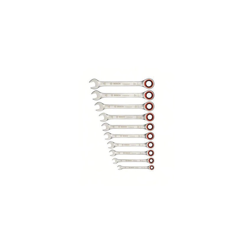 Professional Ratchet/Spanner Set 10PC (Carton)