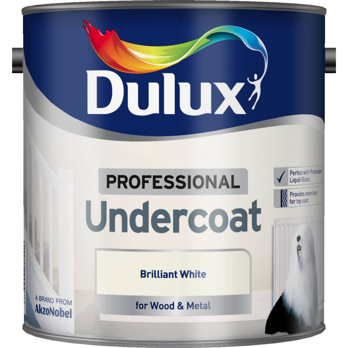 Professional Undercoat 2.5 Litre Brilliant White