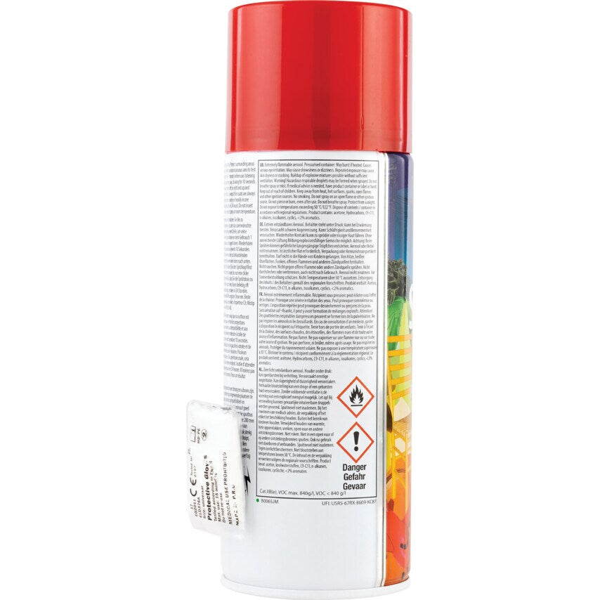 Projekt Paint Super Bright Red Aerosol Paint - 400ML