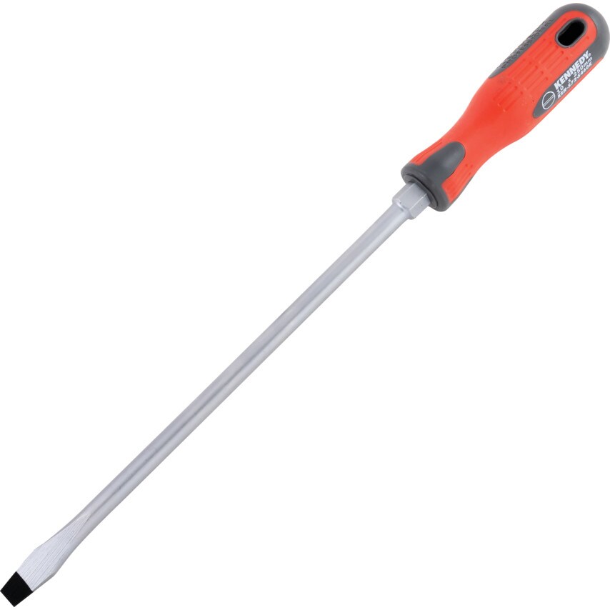 Pro-torq Flat Head Screwdriver, 10.0mm Flared Tip, 250mm Blade