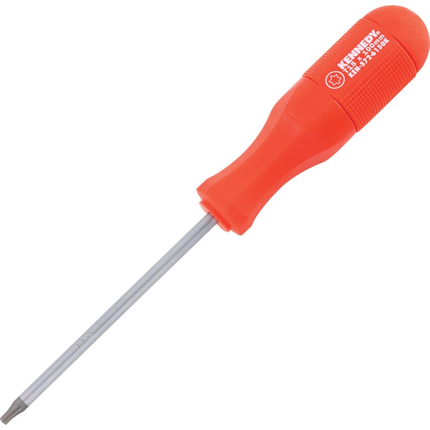 Pro-torq Flat Head Screwdriver, 10.0mm Flared Tip, 300mm Blade