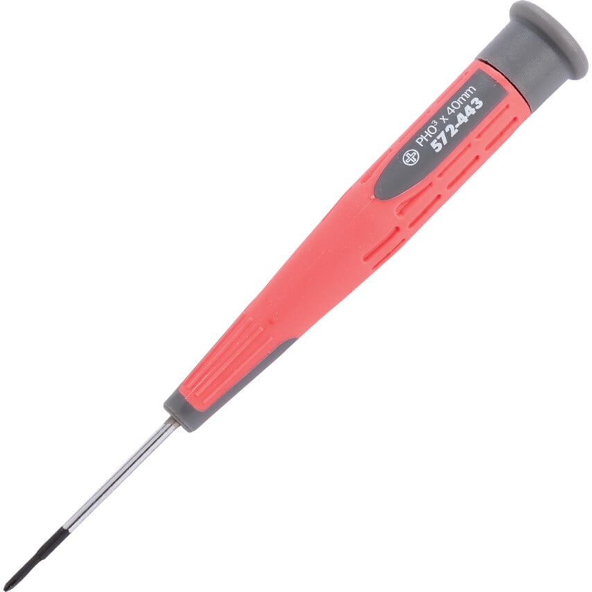 Pro-torq Phillips Screwdriver, No.0-3 Phillips Tip, 100mm Blade