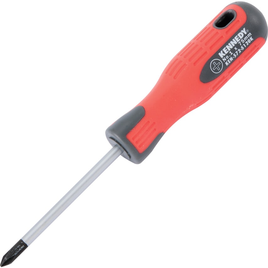 Pro-torq Phillips Screwdriver, No.1 Phillips Tip, 75mm Blade