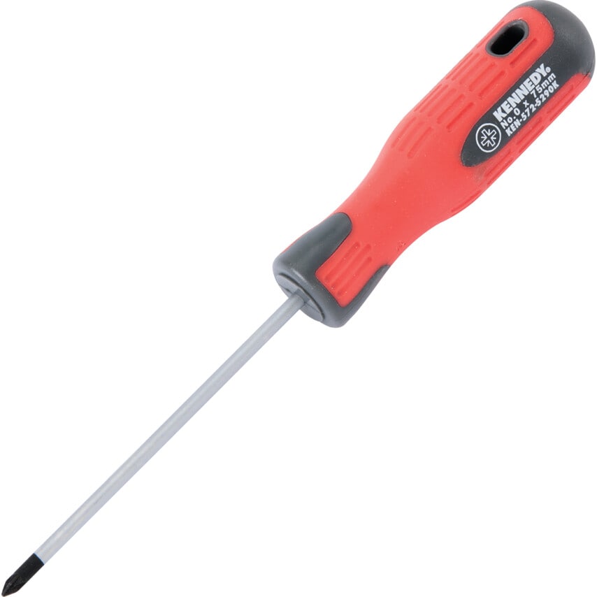Pro-torq Pozi Screwdriver, No.0 Pozi Tip, 75mm Blade
